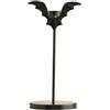 carotoe Portacandele conico Portacandele a forma di pipistrello di Halloween Stand Holiday Table Centrotavola Candelabro Decorazione Ornamento Festivi Decorazione della Tabella di Ferro