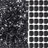 CRASPIRE 400 pz Etichette per Appendiabiti Etichette di Colore Vuote Marcatori di Dimensioni per Appendiabiti in Plastica Nera Codifica Colore Marcatori per Indumenti Codice Clip per Grucce in Filo