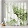 Uiiooazy Tenda Doccia Antimuffa 180x220cm Effetto Marmo Turchese Gradiente