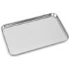 Cabilock Vassoio rettangolare in acciaio inox, 26,5 x 15,5 cm, per banchetti e feste di famiglia