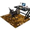 Tkuhknag Tappeto Sedia Gaming Tappetino per Sedia da Ufficio per Moquette e Pavimenti in Legno Tappetini Antiscivolo a Pelo Basso Tappeto Salvapavimento Proteggi Moquette Multiuso 80 x 100 cm