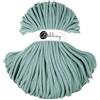 BOBBINY Cordoncino intrecciato Jumbo da 9 mm, 1200 g, filato macramè, 50 colori, 100 m, colore: blu Duck Egg
