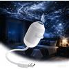 GHRATSA Proiettore Stelle Soffitto, Proiettore Galassia Soffitto | Plug-and-Play HD Star Projector, Regolabile a 360°, Alimentazione USB, con Film Scrollanti