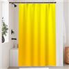 Uiiooazy Tenda da Doccia Antimuffa 120x200cm Giallo Sfumata Moderno Autunno | Tenda da Doccia Gradiente Impermeabile Tessuto in Poliestere Lavabile per Vasca da Bagno con 8 Anelli