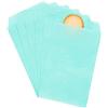 Quotidian Sacchetti carta antiunto 7,6x12,7 cm, 100 pezzi | Carta antiunto per alimenti celeste per panetteria, snack, confetteria (formato A7 · 3x5 pollici)