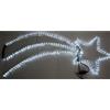 COSE DA CASA Stella cometa luminosa con 180 luci led grande cm 125 decorazioni per esterno o interno addobbi natalizi di natale multicolor bianco freddo o caldo blu (bianco freddo)