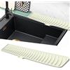 Volminex Tappetino Lavello Cucina Silicone, Tappetino Lavandino,Rosa 60cm | Paraspruzzi per Lavello Cucina, Tappetini per Rubinetto, Vassoio Antigoccia Cucina, Tappetino di Drenaggio, Accessori Cucina