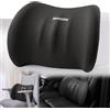 AIXIMA Cuscino Lombare Sedia Ufficio,Schienale Auto,Schienale Sedia Ufficio,Supporto Lombare per Auto in Memory Foam Sostegno,Cuscino Lombare (Nero)