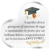 NAÏZAYA Idea Regalo Laurea Uomo - Targa Cuore in Acrilico - Idee Regali Laurea Personalizzati