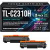 SXLXYOF Per Pantum BP2300 BP2300W BM2300 BM2300W BM2300A BM2300AW BW2302 BW2302W Cartucce di toner TL-C2310H Toner nero con chip Alto rendimento 3000 pagine,TLC2310H-2PC