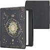 kwmobile Custodia eReader Compatibile con Pocketbook Era/Era Color/Era Lite Cover - eBook Reader Flip Case - blu scuro/giallo/nero - Sole Tarocchi