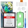 Beefix Batteria per Samsung Galaxy Note 20 Ultra, 4500 mAh alta capacità