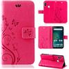 betterfon Custodia per Xiaomi Mi 11 Lite - Custodia Mi 11 Lite 5G Custodia a portafoglio [Funzione di supporto] [scomparti per carte di credito] per Xiaomi Mi 11 Lite 4G / 5G Rosa