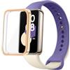 GIOPUEY Cover Compatibile con Honor Band 11, [2 Pezzi] Soft TPU, Shock Resistant Custodia - Rose Gold+Rose Gold
