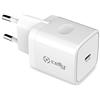 Celly Caricatore da parete USB-C 20 Watt, bianco (TC1USBC20WWH)