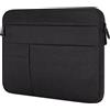 Songbala Custodia per computer portatile da 15 pollici, impermeabile, compatibile con MacBook Air/Pro/Lenovo ThinkPad, HP, Dell, Acer, ASUS, Samsung Notebook da 15 pollici, nero