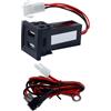 Orivin Caricabatteria per auto T5 USB 2 porte USB da 2,1 A dotate di protezione da sovraccarico con fusibile per T5 Trans-porter 2003-2009/2010