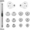 hopopower 6 paia di cuscinetti di ricambio in silicone per cuffie Samsung Galaxy Buds 2 Pro, S/M/L, 3 dimensioni, in gomma, flessibili, compatibili con Galaxy Buds 2 Pro, colore bianco
