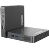 AWOW Mini PC Windows 10 Pro 6 GB RAM 64 GB SSD, Mini Desktop Computer Celeron N3350 CPU (Up to 2.4 GHz), Micro Computer TX33 Micro PC Support M.2 SATA SSD/Dual Wi-Fi /BT4.2 /HDMI/VGA