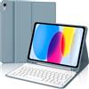 FOGARI Per iPad A16 11/10 Generazione 2025/2022 11/10.9 Pollici Cover Tastiera