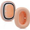 Generic Cuscinetti auricolari di ricambio per AirPods Max 2, copertura in spugna per cuffie over-ear, prevenzione del rumore, in pelle morbida, accessori per auricolari (arancione)