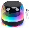 TICFOX Cassa Bluetooth Portatile con Luce LED RGB