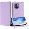 GoodcAcy Cover per Motorola Moto X30 Pro/edge 30 Ultra, Custodia Flip Pelle Leather Portafoglio Magnetica Libro [Slot Schede], Silicone TPU Bumper Wallet Supporto Cover, Antiurto [Kickstand] (viola)
