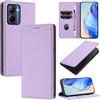 xinyunew Cover per Realme C33, Custodia Portafoglio in Pelle Cover Folio a Libro con Slot per Porta Carte Supporto Magnetica Flip Case - [Viola]