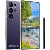 OEVNLZ A26 Ultra 4G LTE - Telefono cellulare da 6,8 pollici, 8 GB di RAM, 256 GB di memoria ROM, doppia fotocamera principale da 108 MP + fotocamera per selfie da 64 MP, batteria ad alta capacità da