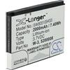 vhbw batteria compatibile con Netgear Aircard AC785S hotspot modem router portatile (2000mAh, 3,7V, Li-Ion)
