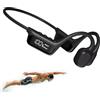 Generic Beatosync Cuffie da nuoto, Bluetooth 5.4 IPX8, impermeabili, a conduzione ossea, auricolari sportivi senza fili, suono panoramico a 360°, per corsa, ciclismo, palestra (#B)