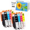 Yowell 8x Cartucce Compatibili con HP 364 364XL Multipack | für Photosmart 5520 5510 5514 5515 5522 5524 6510 6520 6525 7510 7520 Deskjet 3070A 3520 3522 Officejet 4620 4622
