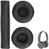 BUZUYIWAR Cuscinetto Casco per JBL Tune, 1 Paio 70 mm di Orecchio Cuscini, 1 Fascia | per JBL 570BT/520BT/510BT/E40BT/T500BT/T450BT/JR300BT/JR300/JR310BT/JR310, Memory Foam Pelle Proteica Pieghevole, Nero