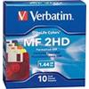 Verbatim floppy disk (10-pack) - multicolor