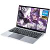 MASNIESKI PC Portatile 15.6 Pollici, Win 11 Notebook Core I5-8210Y CPU, Notebook 24GB RAM 512GB SSD, Laptop 1080P IPS FHD Schermo, Portatile con Type-C+TF Card Slot+Mini HDMI+USB3.0+Mini-HDMI+BT5+Webcam+WIFI5