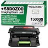 WeiLaiColor Compatibile con stampante 58D0Z00 58D0ZA0 per stampanti Lexmark MS725 MS822 MS826 MS821 MS823 MS825 MX725 MX822 MX826 MX721 MX722 (unità tamburo 58D0Z00 )