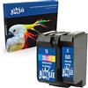 RINKLEE Sostituzione per HP 15 78 XL Cartuccia d'Inchiostro Compatibile con HP Deskjet 3810 3820 815c 940c Officejet 5110 V30 V40 V45 PSC 2120 700 750 760 900 950 Copier 310 Fax 1230 | 1 Nero 1 Colore
