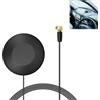 Sylkeov Antenna DAB+ Auto per Radio Digitale con Connettore SMB, Antenna DAB Pare-Brise Autocollante con Cavo 3 m, Antenna Radio Digitale Compatibile Pioneer Kenwood JVC Alpine Pure