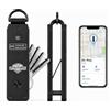 DetailForge Air Key, organizer per chiavi fino a 4 chiavi, compatibile con Apple Find My, con funzione di ricerca Bluetooth e segnale acustico (nero)