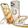 XYZ Cover per iPhone 13 Pro Max con Cordino, Oro