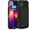 MIGAFEI Custodia con batteria per iPhone 13, 13 Pro e 14, 10000 mAh, ultra sottile, caricabatterie portatile ricaricabile