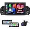 Hexinex 7 Pollici Android 15 Autoradio per Fiat Panda (Hybrid) (2013-2021)