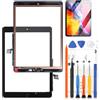 LADYSON per iPad 9 Sostituzione dello Schermo di 9a Generazione 2021 per iPad 9a Generazione 10.2 Pollici Touch Screena A2602 A2603 A2604 A2605 Digitizer Touch Glass Parti [LCD Non Incluso]