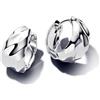 PANDORA Orecchini a cerchio Pandora Essence 293874C00 onde
