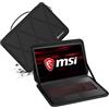 Smatree Custodia protettiva rigida in EVA compatibile con borsa per notebook MSI GF75 Thin Series da 17,3 pollici (X8320)