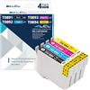 LCL Cartucce d'inchiostro Compatibile con Epson T0895 T0891 T0892 T0893 | T0894 Sostituzione per Epson Stylus S20, S21, SX100, SX105, SX110, SX115, SX200, SX205, SX209, SX210, SX215, SX218(4-Pack)