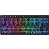 Redragon K516 PRO Shiva TKL RGB Tastiera da gioco a membrana senza fili, tastiera meccanica 98 tasti con interruttore lineare liscio, tasti macro e multimediali integrati, retroilluminazione RGB da
