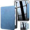 DMLuna Custodia Magnetica Rimovibile per Tolino Shine Color/Shine 5/4 e Kobo Clara Colour/BW/2E, Protezione Antiurto in TPU, Auto Sleep/Wake, Ultraleggera, Vestibilità Perfetta, Azzurro