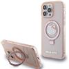 CG MOBILE Hello Kitty HKHMP15XHRSGEP Custodia Rigida per iPhone 15 PRO Max 6,7, con Anello con Glitter e Logo Electrop