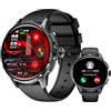 LOKMAT Smartwatch Android con scheda SIM 4G, schermo AMOLED da 1,6 pollici, 3 GB + 32 GB, per uomini e donne, con fotocamera girevole, WiFi, GPS, fitness tracker